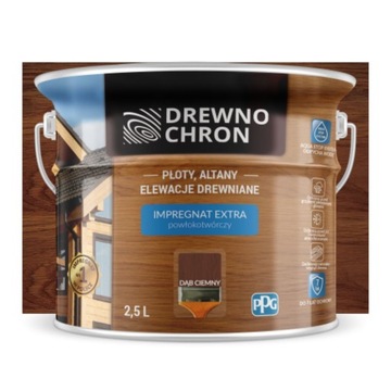 Drewnochron extra powłokotwórczy dąb ciemny 2,5l