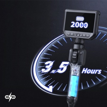 ИНСПЕКЦИОННАЯ КАМЕРА С ПОДВИЖНЫМ ВРАЩАЮЩИМСЯ ГОЛОВКОЙ ЭНДОСКОПОМ 360° 8 мм 2M 8LED CE