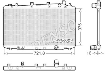 DENSO CHLADIČ MOTORU VODY HONDA HR-V 1.6D 08.15-