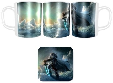 ZESTAW KUBEK I PODKŁADKA CERAMICZNA WORLD OF WARCRAFT + GRATIS TEKST