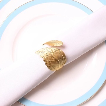 Кольцо для салфеток в виде листьев Кольца для салфеток на День Благодарения, Свадьба, Рождество