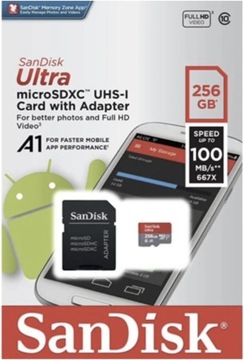 Karta pamięci SanDisk Ultra micro SD SDXC 256GB