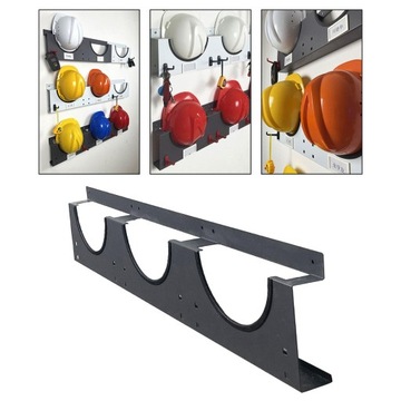 Вешалка для шлема Прочный прочный держатель для шлема, держатель для шлема, серый