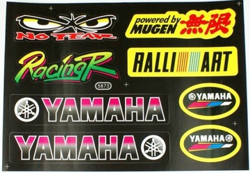 NAKLEJKI MEGA ZESTAW SHOEI NGK MONSTER YAMAHA HJC
