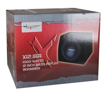 EXCALIBUR X12.1BR bass reflex MOC 300W ROZMIAR 30CM SUBWOOFER