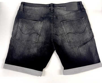 Jack & Jones Szorty jeansowe r. L czarne