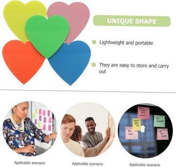 5 флуоресцентных наклеек «Любовь» для блокнотов, напоминающих о любви