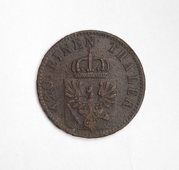 Старая коллекционная монета 3 Пфенниги фениги 1867 г.