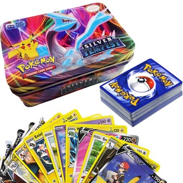 Karty Pokemon Pudełko 40 sztuk w tym 3 SPECJALNE!