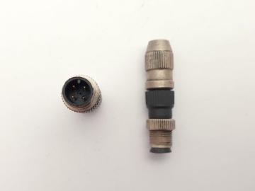 прямой штекер M12 4-контактный M12x1 4-контактный Q