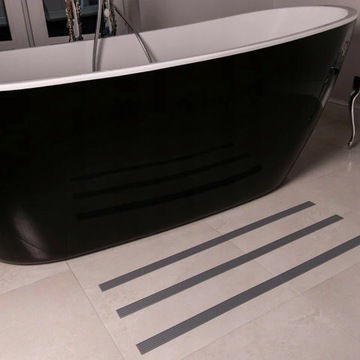 Полоса - самоклеящаяся лента ПВХ латунная противоскользящая 5м LAP