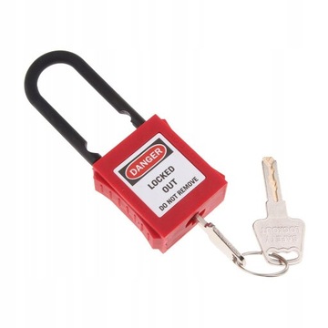 6 . Сверхмощный навесной замок с блокировкой Tagout Lock