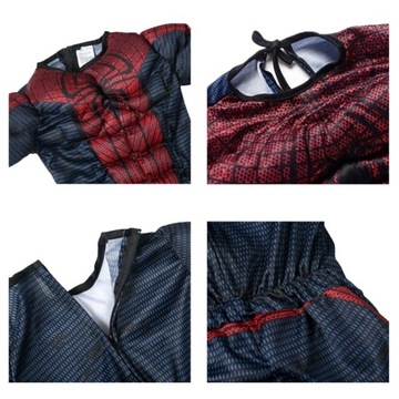 НАряды ЧЕЛОВЕКА-ПАУКА МЫШЦЫ ОДНОРОДНЫЙ КОСТЮМ 110/122 РАЗМЕР M МАСКА