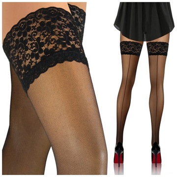 [Sesto Senso] Pończochy samonośne PD 04 [3/4 (M/L)]