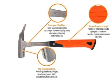 Молоток столярный моноблок 600 г Extreme / TEGER