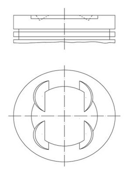 MAHLE 681 PI 00109 000 PÍST