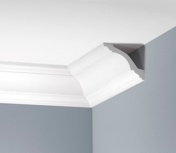 Потолочная гладкая полоса 8,1х8,1х240см Потолок. Карниз LGG-29 Креатива