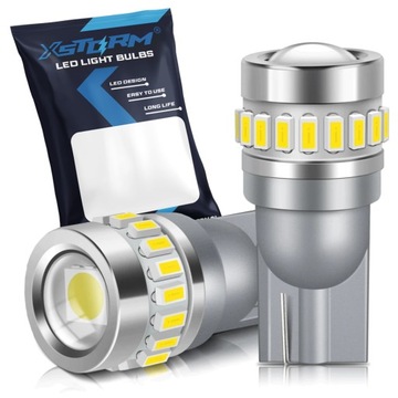 ŻARÓWKI LED W5W T10 POSTOJÓWKI MOCNE 360°