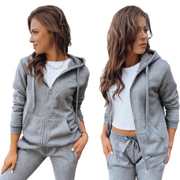 ROZPINANA BLUZA DAMSKA Z KAPTUREM DSTREET by0232 - L