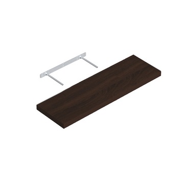 Półka 80 x 24 samowisząca wenge