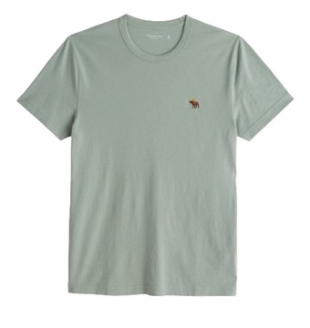 t-shirt Abercrombie&Fitch koszulka L zielona soft