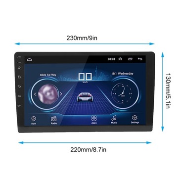 9-дюймовый экран Bluetooth 2 Din MP5-плеер