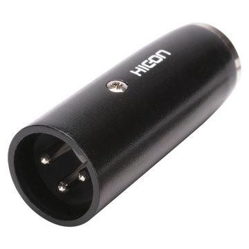 Hicon HI-X3MX3-MM Adapter HICON | Mini XLR męski 3-biegunowy/XLR 3-biegunow