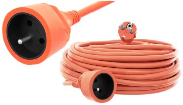 PRZEDŁUŻACZ BUDOWLANY OGRODOWY 20M 3X2.5 DO KOSIARKI GRUBY KABEL PRZEDŁUŻKA