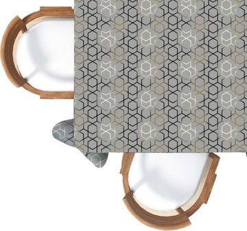 OBRUS PLAMOODPORNY 110X160 WZORY ART DECO