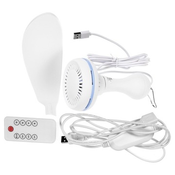 Шестилистный потолочный вентилятор Портативный подвесной USB-порт для общежития