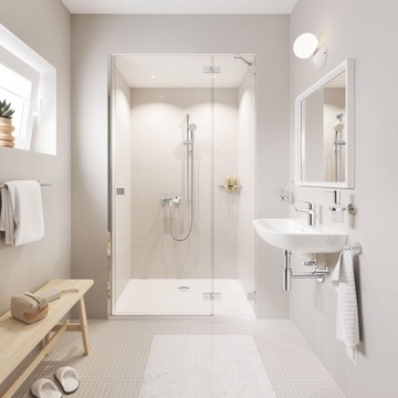 GROHE BAUCOSMOPOLITAN УГЛОВАЯ ПОЛКА КОРЗИНА ХРОМ