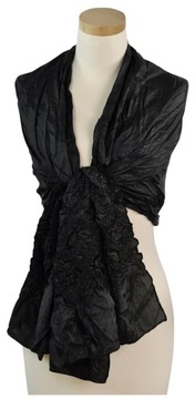SALE-% wieczorowy SZAL marszczony sz0260-18