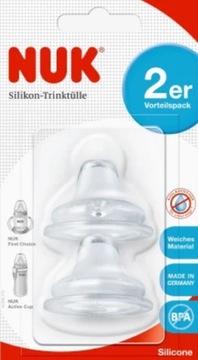 Nuk zestaw smoczek antykolkowy od 6 m-ca 2 szt.