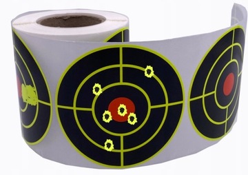 100 x Trening strzelecki Okrągły cel Tarcza 7.6cm