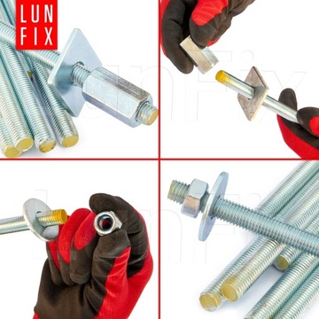 ШПИЛЬКА РЕЗЬБОВАЯ М12 ОЦИНКОВАННАЯ 1000ММ класс 8,8 1ШТ.