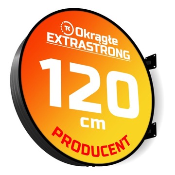Kaseton Okrągły LED EXTRA STRONG 2-str 120cm