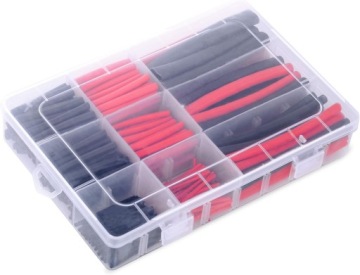 ТЕРМОУСАДОЧНЫЕ ТРУБКИ С КЛЕЕМ 270 ЭЛ НАБОР ТРУБОК