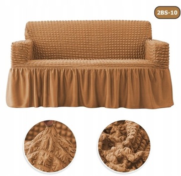 POKROWIEC NA SOFĘ KANAPĘ ELASTYCZNY 145-185-Beżowy