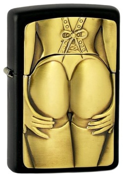 Zapalniczka Benzynowa Zippo Gold Stocking Girl 2004678
