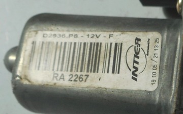 ALFA ROMEO 159 MECHANIZMUS ZVEDÁK LEVÝ PŘEDNÍ RA2267 D2636