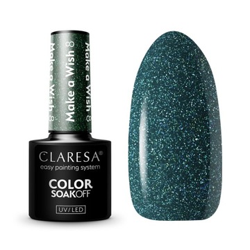 Claresa lakier hybrydowy do paznokci manicure UV LED 5g MAKE A WISH 8