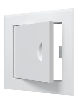 Drzwiczki Rewizyjne Metalowe Białe Magnes 25x25 250x250