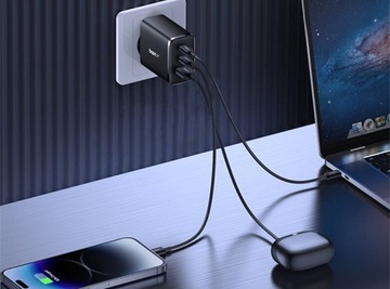 Зарядное устройство Baseus Cube Pro Fast GaN5 2C+U 65 Вт USB-C