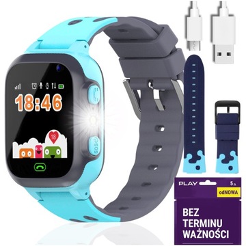 SMARTWATCH DLA DZIECI ZEGAREK SMART DLA DZIECKA LOKALIZACJA SIM LBS MENU PL