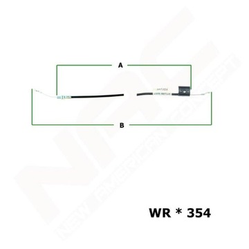 LINKA HAMULCA (NIETYPOWA RĄCZKA) WR65405D1; 6548; 654805 ///L43