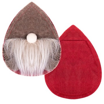 ŚWIĄTECZNE ETUI NA SZTUĆĆE POKROWCE 10szt POKROWIEC NA STÓŁ ŚWIĘTA SKRZAT