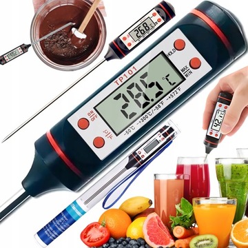 TERMOMETR KUCHENNY CYFROWY DO MIĘSA WINA LCD SONDA