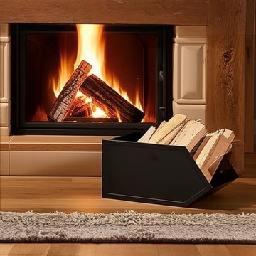 Węglarka na węgiel drewno popiół malowana proszkowo + szufelka duża