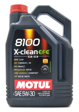 MOTUL 8100 X-CLEAN EFE 5W30 C2/C3 5L