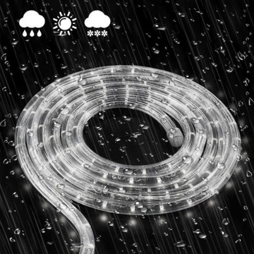 HOSE LIGHT трубчатые светильники для сада, улицы, балкона, водонепроницаемые, 100 светодиодов, 10 м